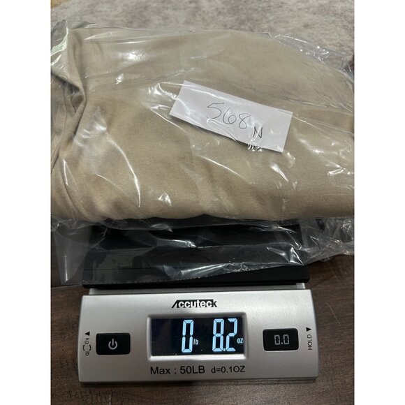 Coral Bay Petite Womens Beige Elastic Waist Capri Pants Sz PL - Picture 9 of 9